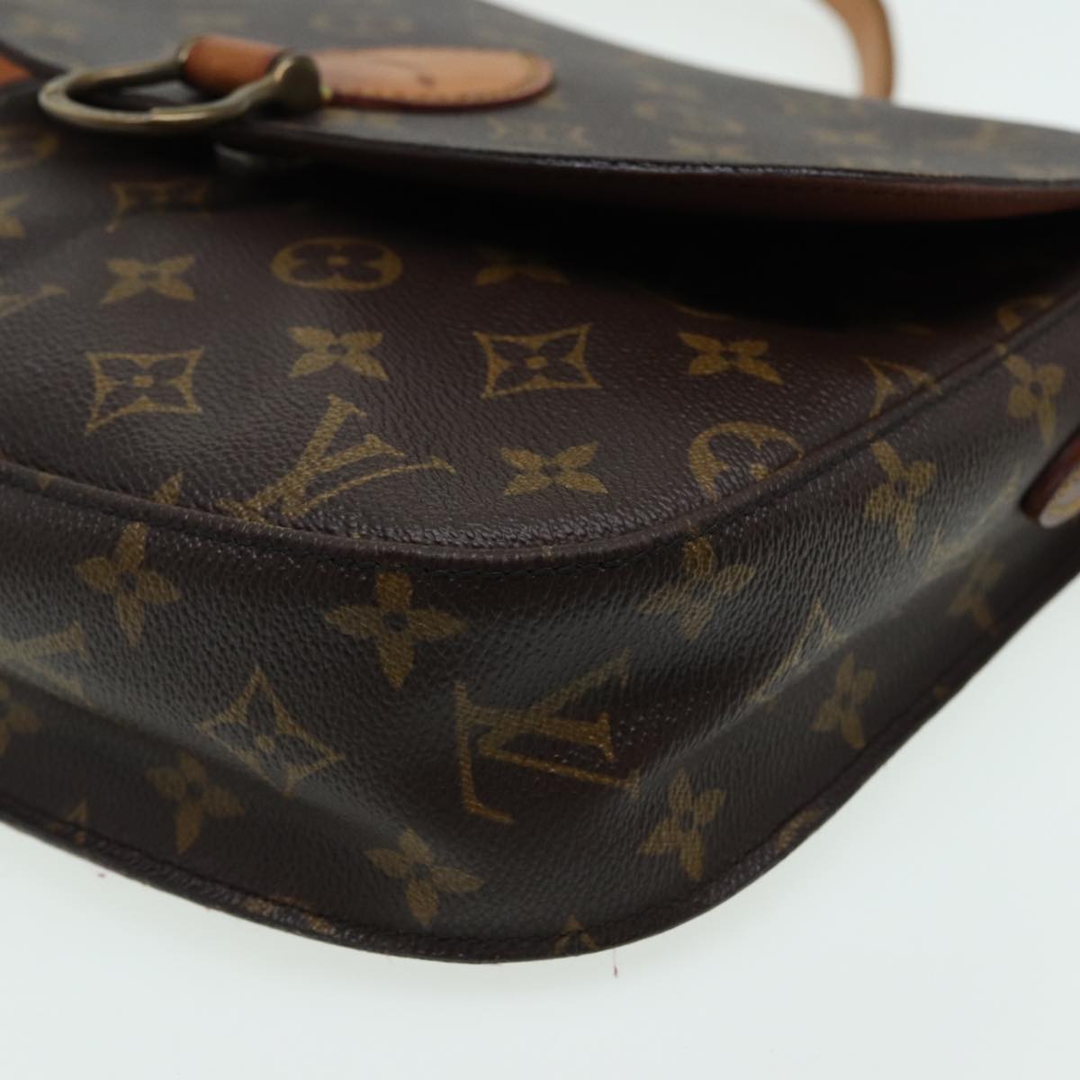 LOUIS VUITTON Monogram Saint Cloud GM Shoulder Bag M51242 LV Auth fm3576