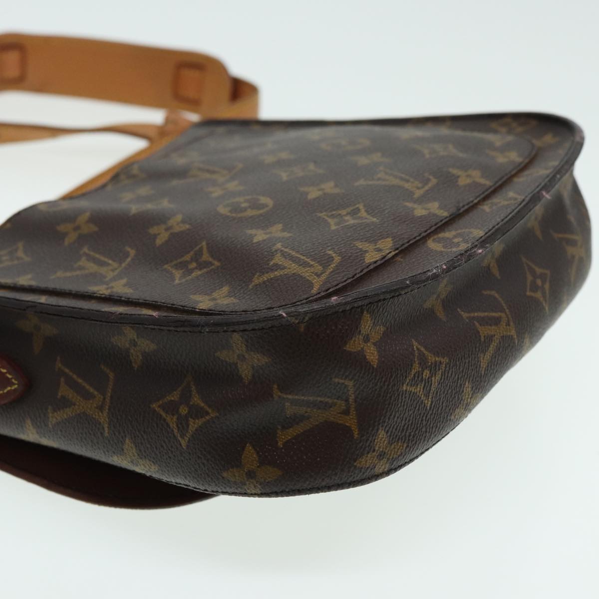 LOUIS VUITTON Monogram Saint Cloud GM Shoulder Bag M51242 LV Auth fm3576