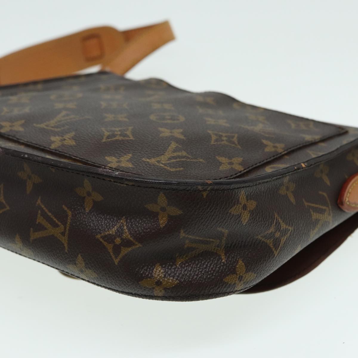 LOUIS VUITTON Monogram Saint Cloud GM Shoulder Bag M51242 LV Auth fm3576