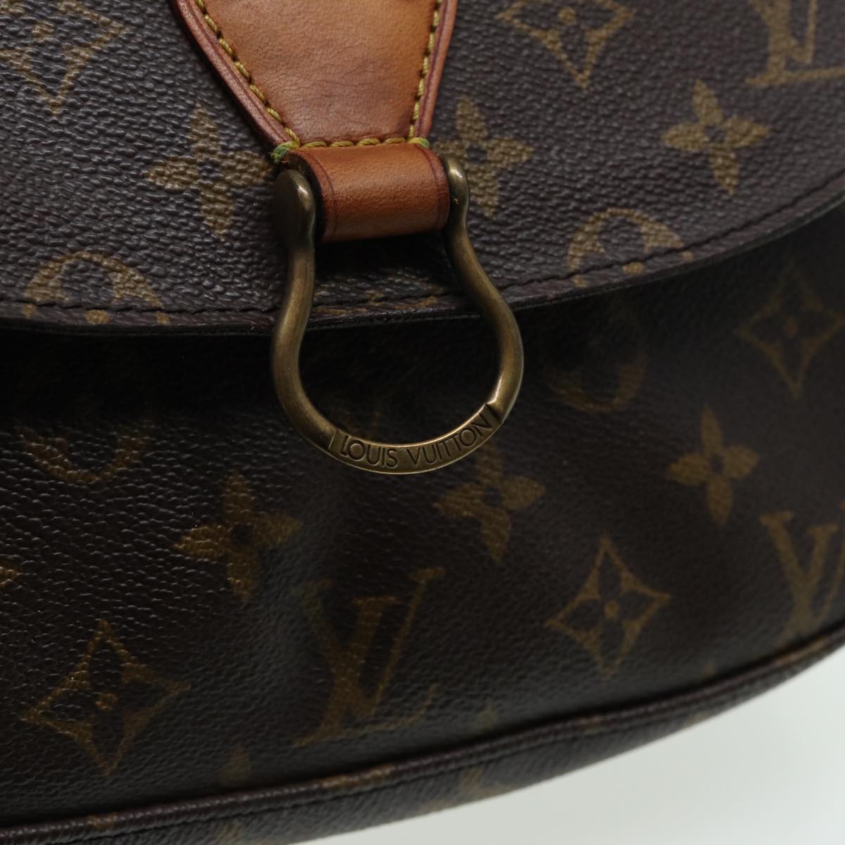 LOUIS VUITTON Monogram Saint Cloud GM Shoulder Bag M51242 LV Auth fm3576