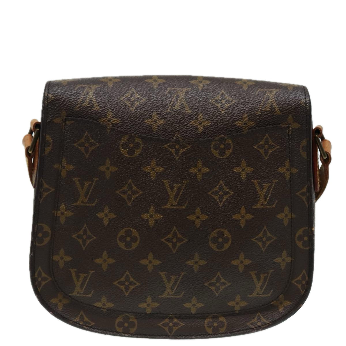 LOUIS VUITTON Monogram Saint Cloud GM Shoulder Bag M51242 LV Auth fm3576