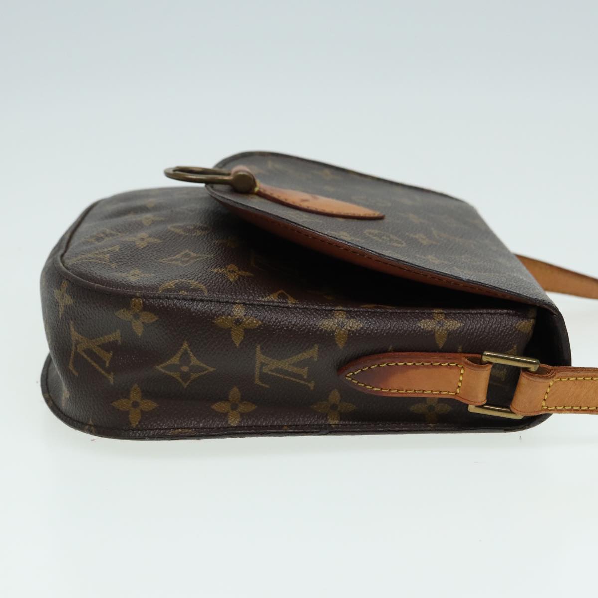 LOUIS VUITTON Monogram Saint Cloud GM Shoulder Bag M51242 LV Auth fm3576