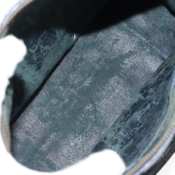 GUCCI GG Supreme Sherry Line Hand Bag PVC Navy Red Auth fm3583