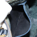 GUCCI GG Supreme Sherry Line Hand Bag PVC Navy Red Auth fm3583-25