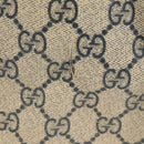 GUCCI GG Supreme Sherry Line Hand Bag PVC Navy Red Auth fm3583-6