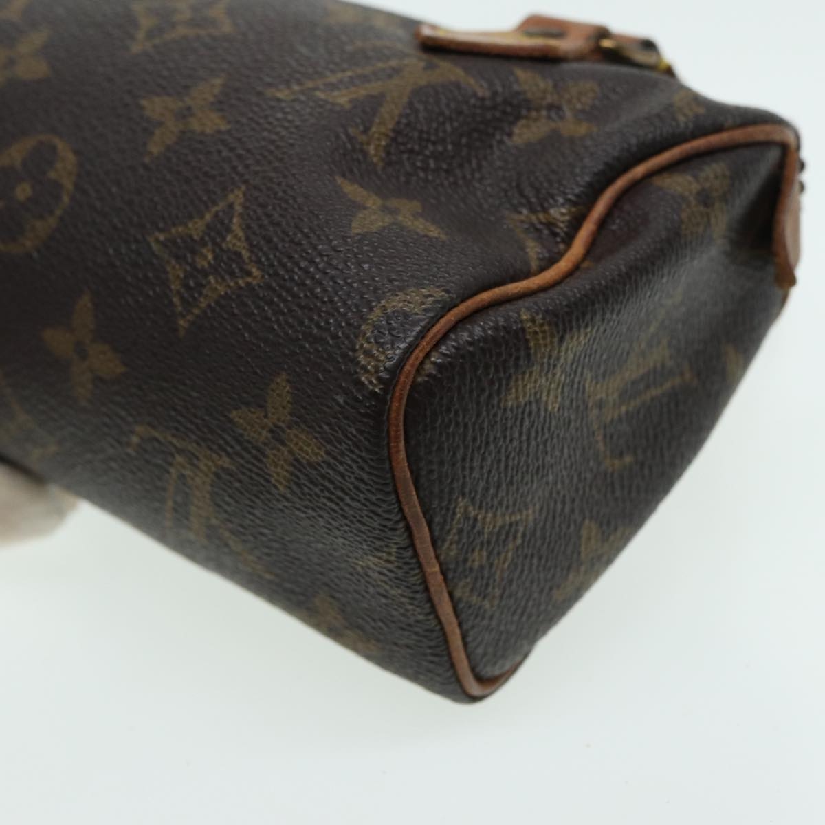 LOUIS VUITTON Monogram Mini Speedy Hand Bag M41534 LV Auth fm3593