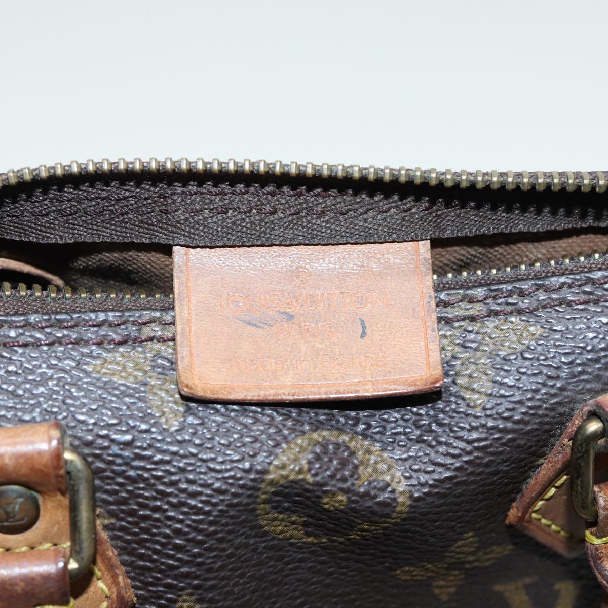 LOUIS VUITTON Monogram Mini Speedy Hand Bag M41534 LV Auth fm3593