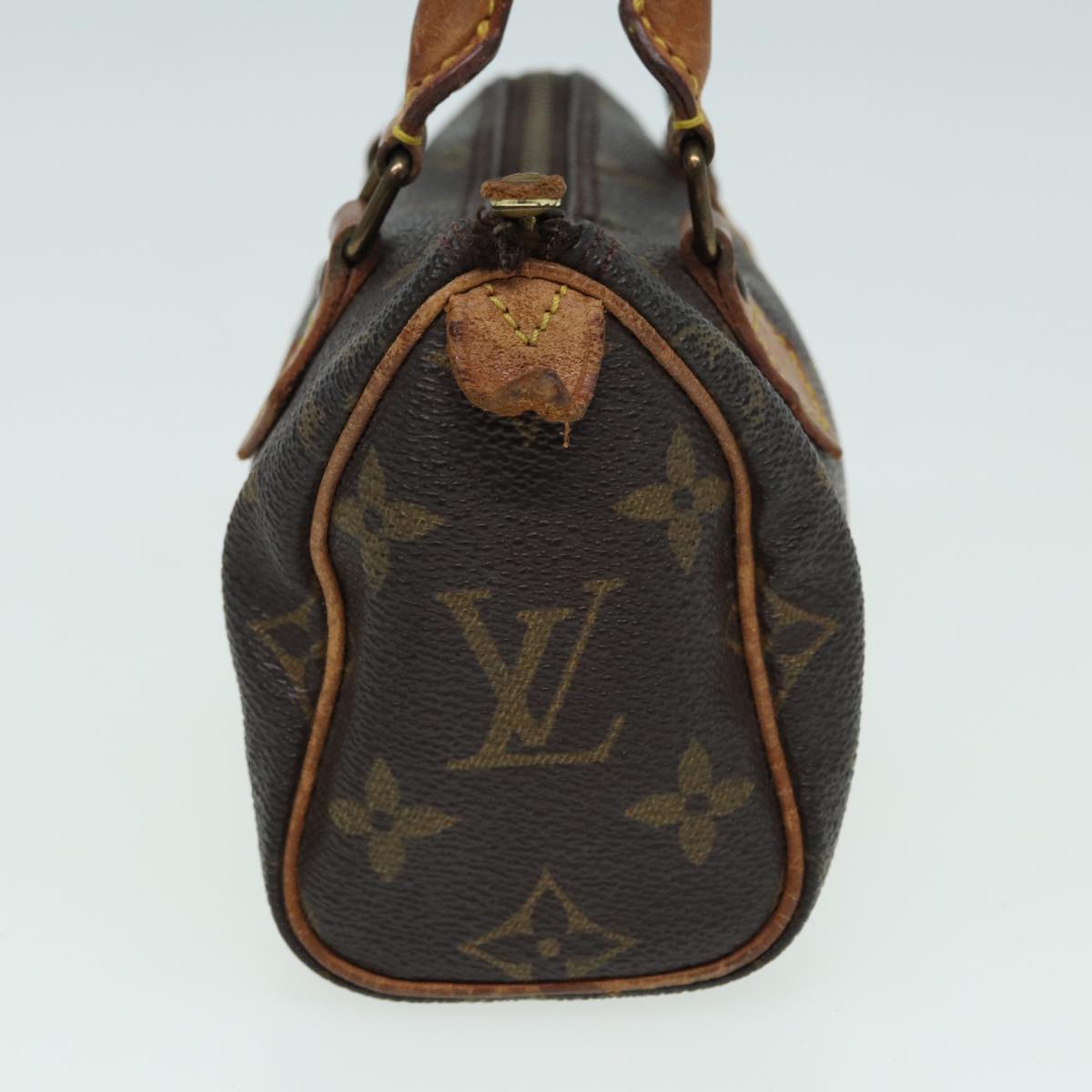 LOUIS VUITTON Monogram Mini Speedy Hand Bag M41534 LV Auth fm3593