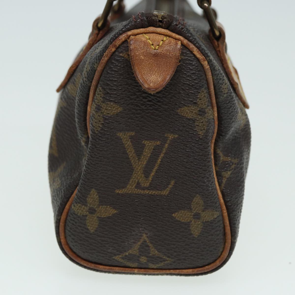 LOUIS VUITTON Monogram Mini Speedy Hand Bag M41534 LV Auth fm3593