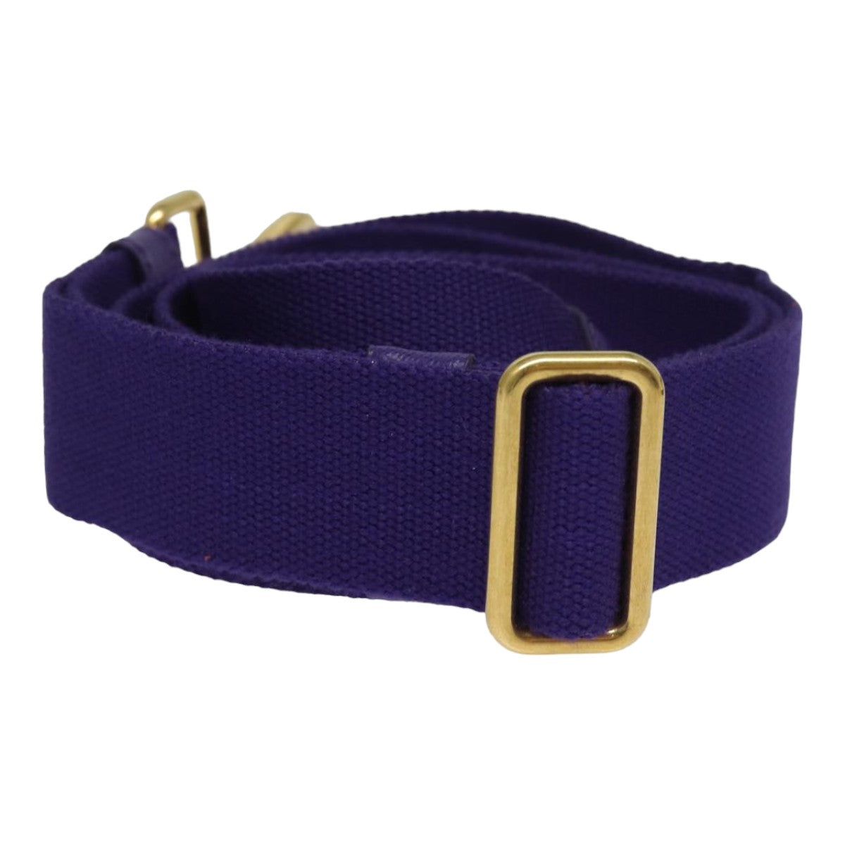 PRADA Shoulder Strap for Canapa Canvas Purple Auth fm3594