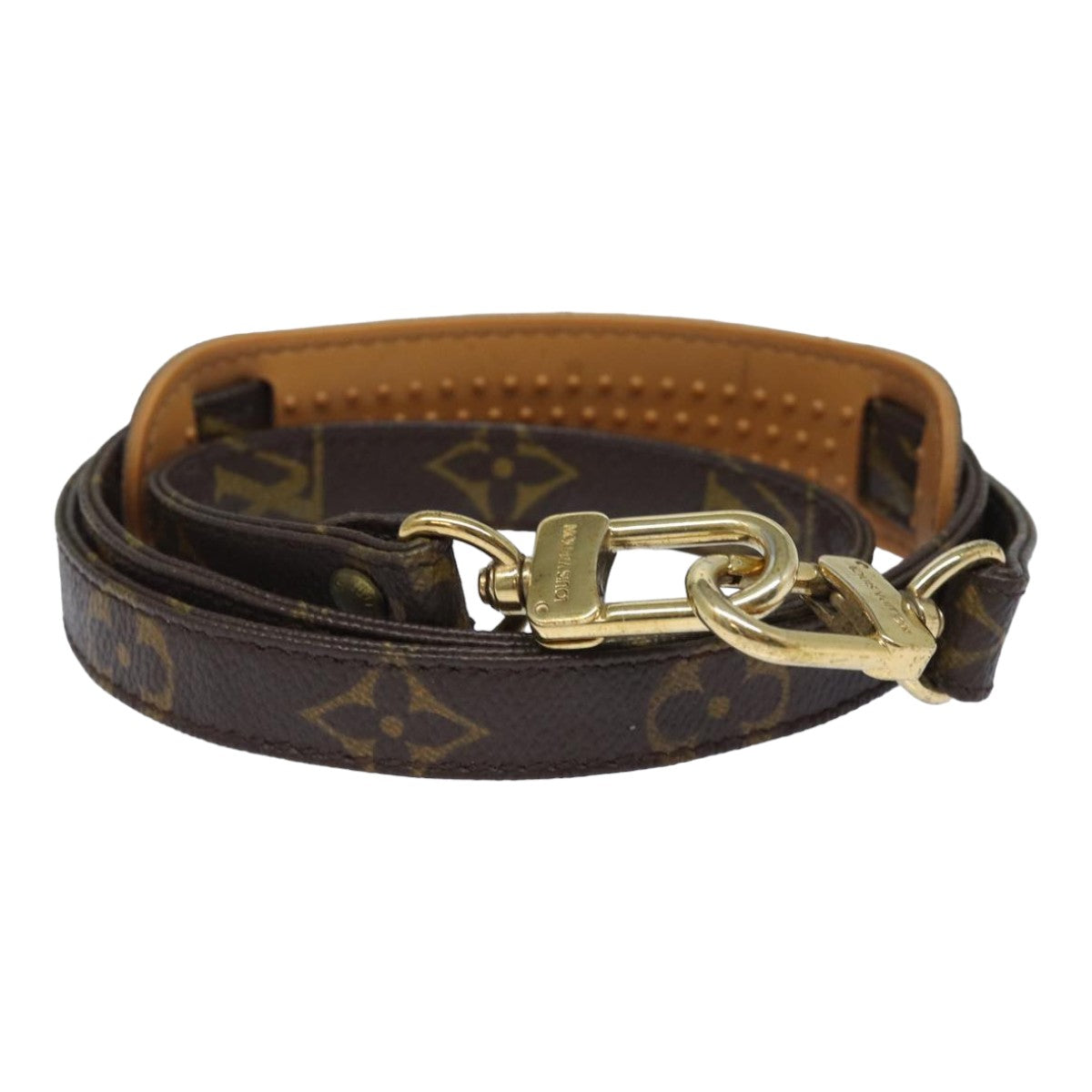 LOUIS VUITTON Monogram Shoulder Strap 39.4"" LV Auth fm3619