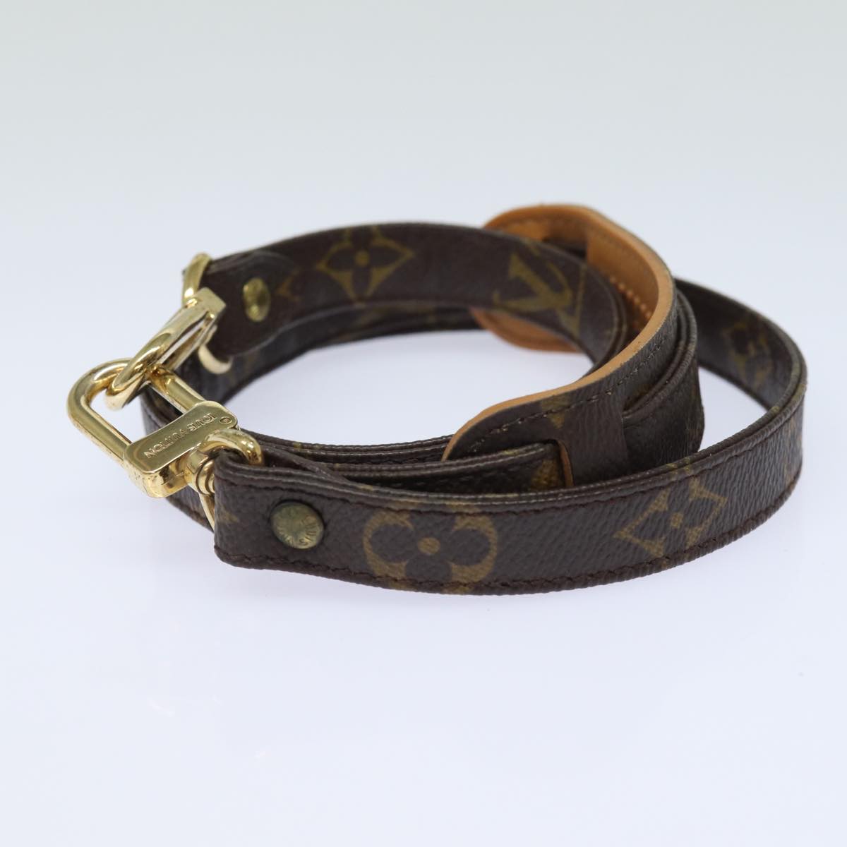 LOUIS VUITTON Monogram Shoulder Strap 39.4"" LV Auth fm3619