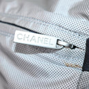 CHANEL Sports Line Boston Bag Nylon Black Gray CC Auth fm3627-9