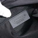 CHANEL Sports Line Boston Bag Nylon Black Gray CC Auth fm3627-10