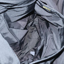 CHANEL Sports Line Boston Bag Nylon Black Gray CC Auth fm3627-23