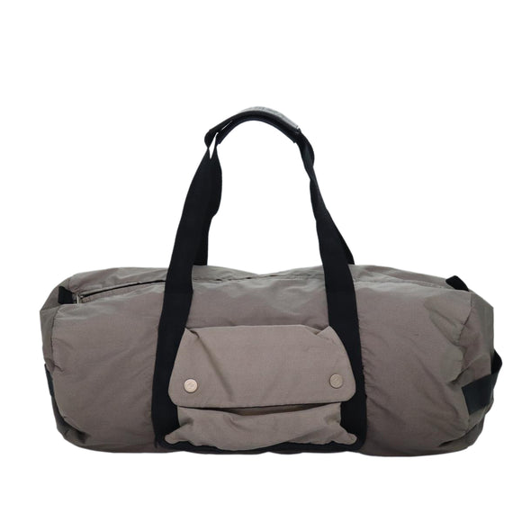 CHANEL Sports Line Boston Bag Nylon Black Gray CC Auth fm3627