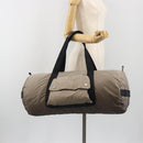 CHANEL Sports Line Boston Bag Nylon Black Gray CC Auth fm3627-30