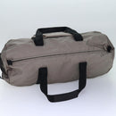 CHANEL Sports Line Boston Bag Nylon Black Gray CC Auth fm3627-6