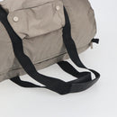 CHANEL Sports Line Boston Bag Nylon Black Gray CC Auth fm3627-7