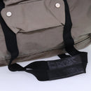 CHANEL Sports Line Boston Bag Nylon Black Gray CC Auth fm3627-7