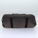 CHANEL Sports Line Boston Bag Nylon Black Gray CC Auth fm3627-5