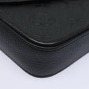 LOUIS VUITTON Empreinte Pochette Felice Chain Wallet Black M64064 Auth fm3634SM-14