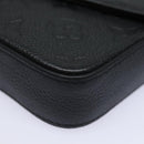 LOUIS VUITTON Empreinte Pochette Felice Chain Wallet Black M64064 Auth fm3634SM-15