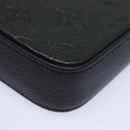 LOUIS VUITTON Empreinte Pochette Felice Chain Wallet Black M64064 Auth fm3634SM-17