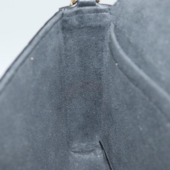 LOUIS VUITTON Empreinte Pochette Felice Chain Wallet Black M64064 Auth fm3634SM