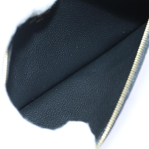 LOUIS VUITTON Empreinte Pochette Felice Chain Wallet Black M64064 Auth fm3634SM
