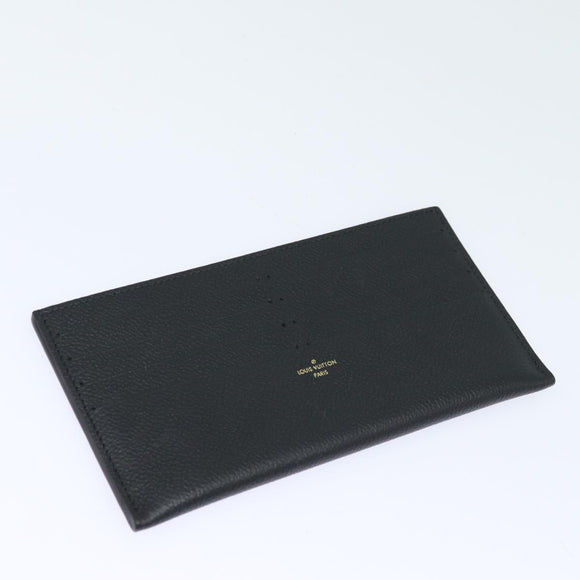 LOUIS VUITTON Empreinte Pochette Felice Chain Wallet Black M64064 Auth fm3634SM