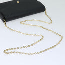LOUIS VUITTON Empreinte Pochette Felice Chain Wallet Black M64064 Auth fm3634SM-7