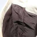 FENDI Canvas Shoulder Bag Beige Auth fm3657-11