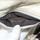 FENDI Canvas Shoulder Bag Beige Auth fm3657-23