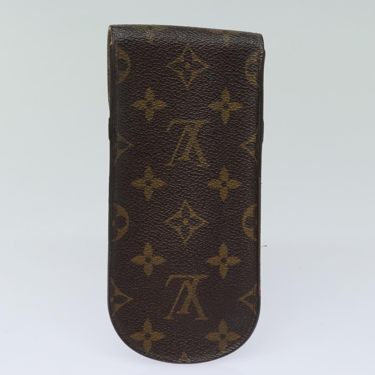 LOUIS VUITTON Monogram Glasses Case 2Set LV Auth fm3659