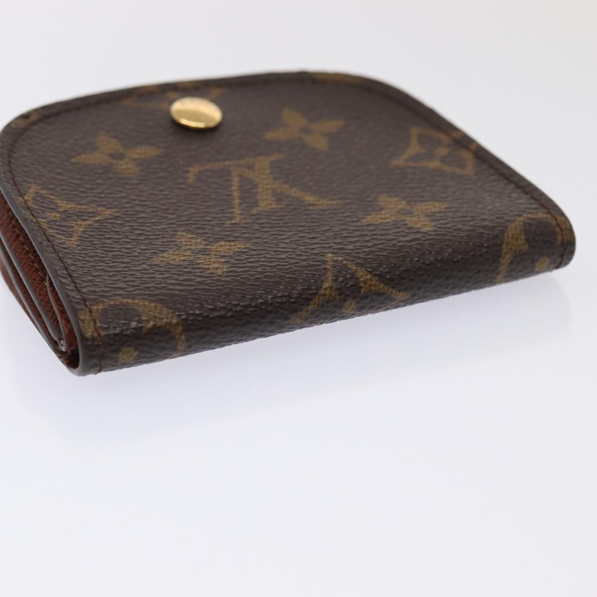 LOUIS VUITTON Monogram Coin Purse 4Set LV Auth fm3675