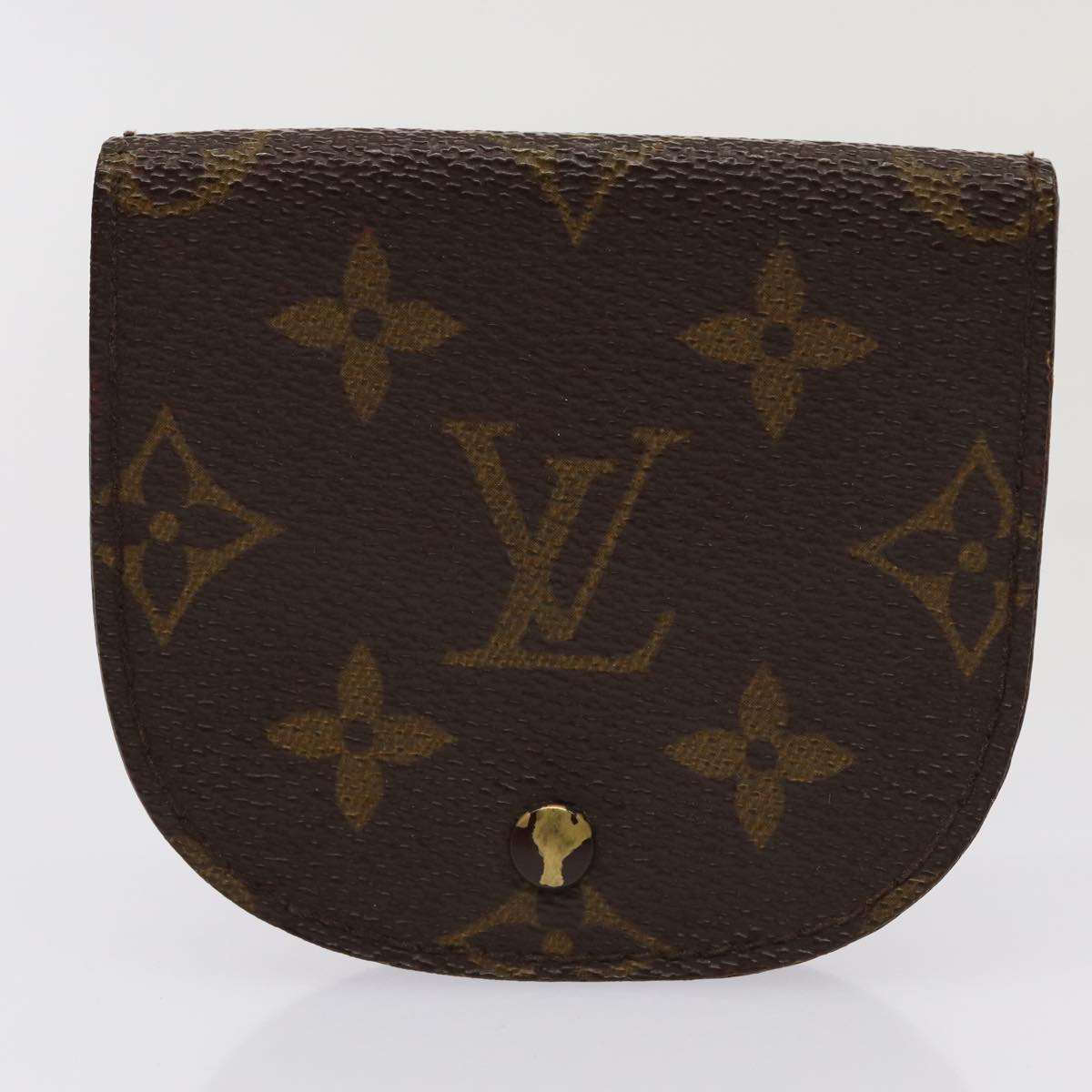 LOUIS VUITTON Monogram Coin Purse 4Set LV Auth fm3675