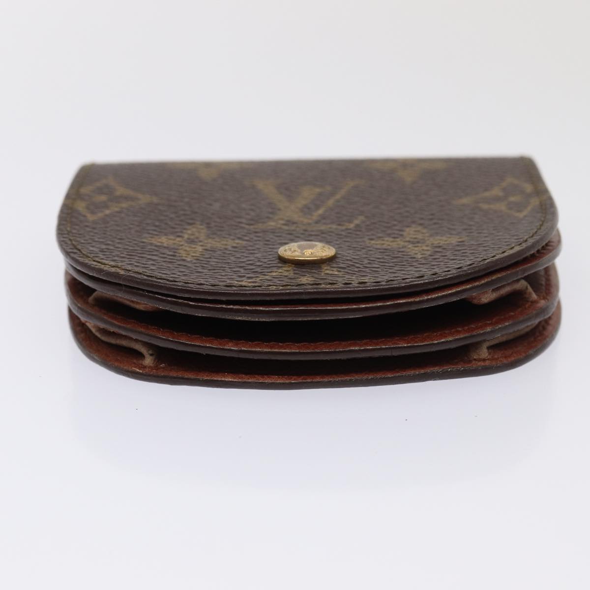 LOUIS VUITTON Monogram Coin Purse 4Set LV Auth fm3675