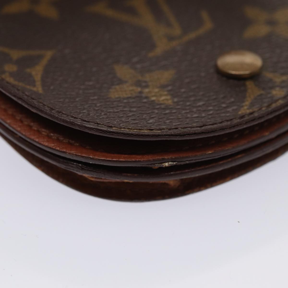 LOUIS VUITTON Monogram Coin Purse 4Set LV Auth fm3675