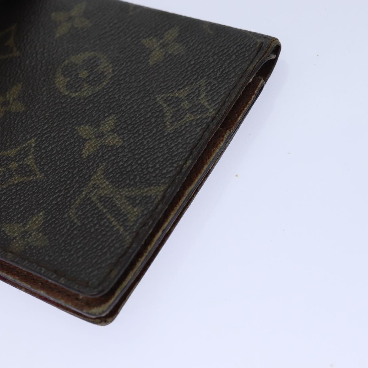 LOUIS VUITTON Monogram Wallet 7Set Brown LV Auth fm3678