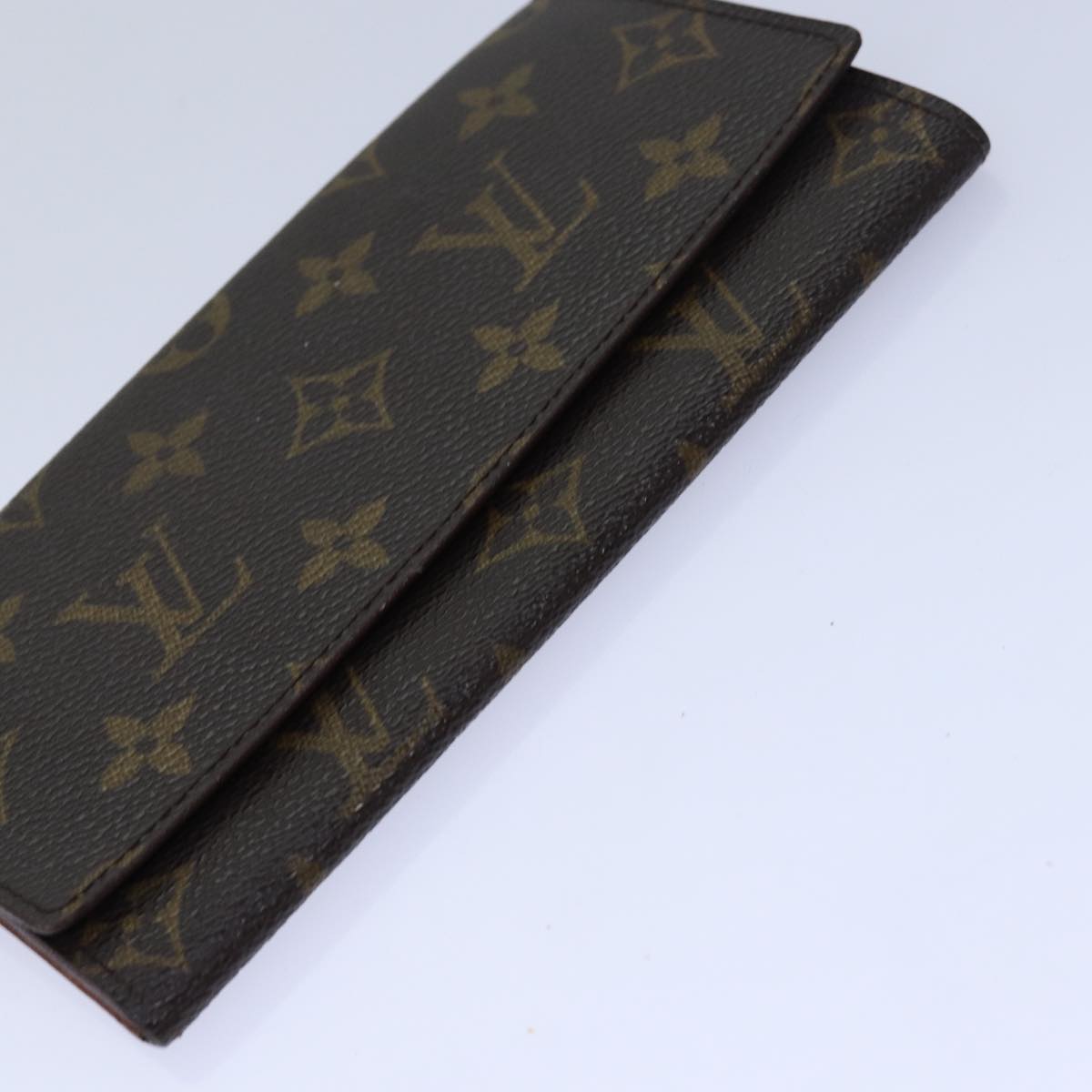 LOUIS VUITTON Monogram Wallet 7Set Brown LV Auth fm3678