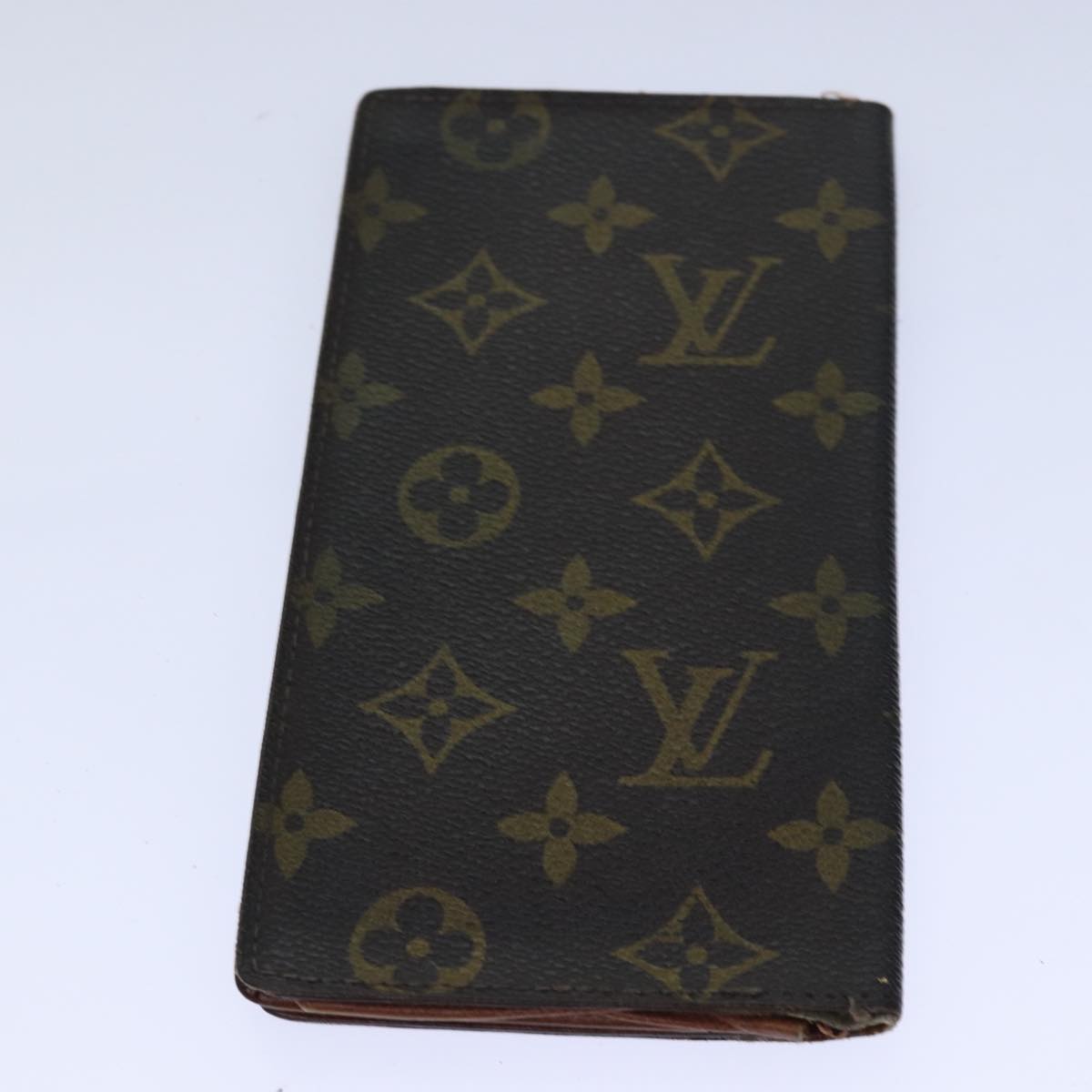 LOUIS VUITTON Monogram Wallet 7Set Brown LV Auth fm3678