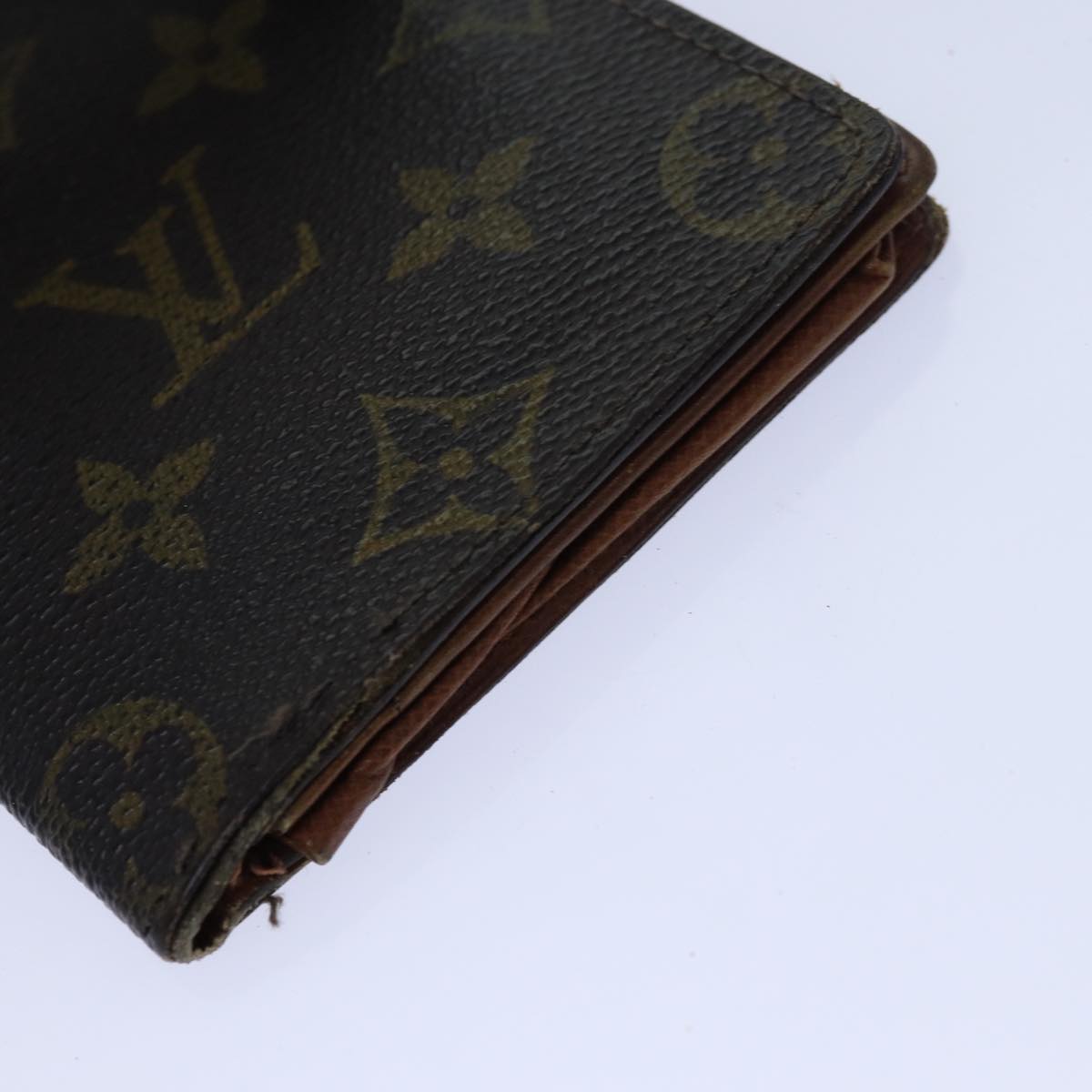 LOUIS VUITTON Monogram Wallet 7Set Brown LV Auth fm3678