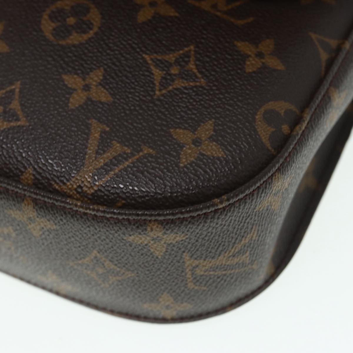 LOUIS VUITTON Monogram Saint Cloud GM Shoulder Bag M51242 LV Auth fm3696