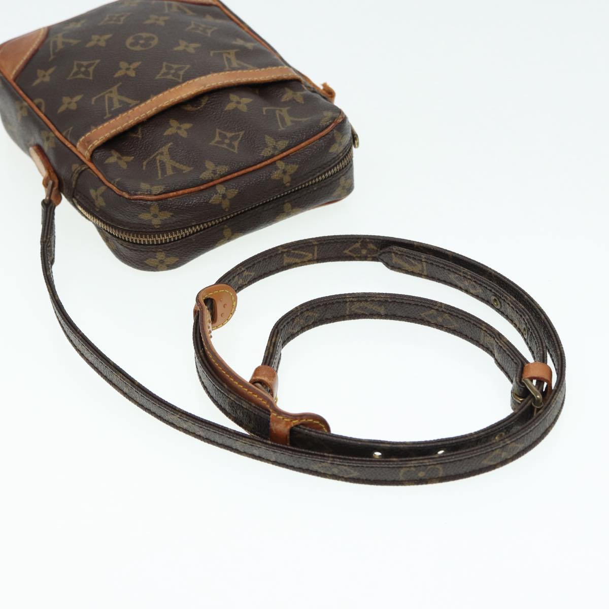 LOUIS VUITTON Monogram Danube Shoulder Bag M45266 LV Auth fm3699