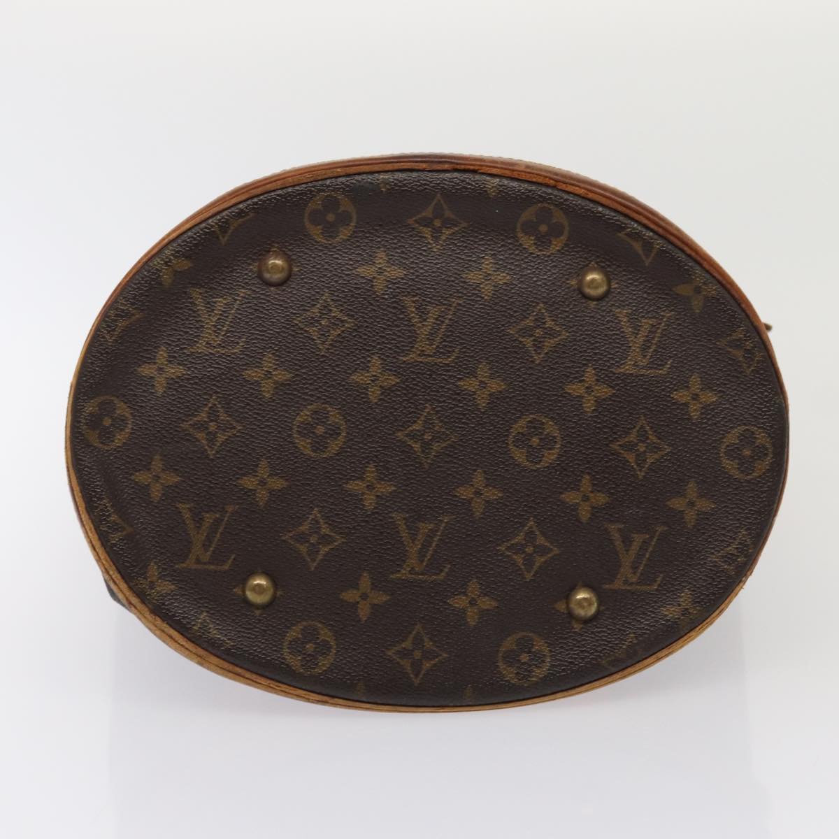 LOUIS VUITTON Monogram Bucket GM Shoulder Bag M42236 LV Auth fm3707