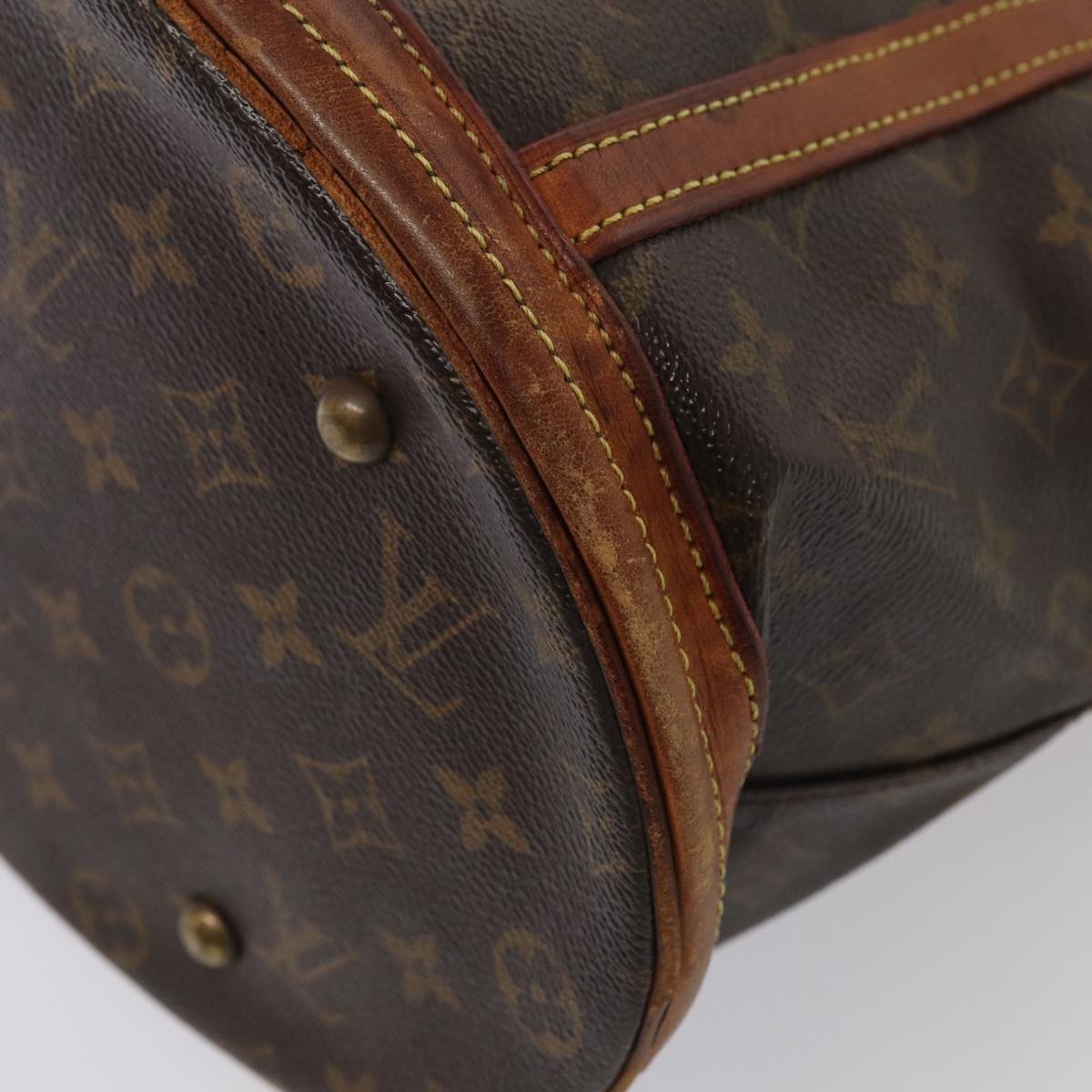 LOUIS VUITTON Monogram Bucket GM Shoulder Bag M42236 LV Auth fm3707