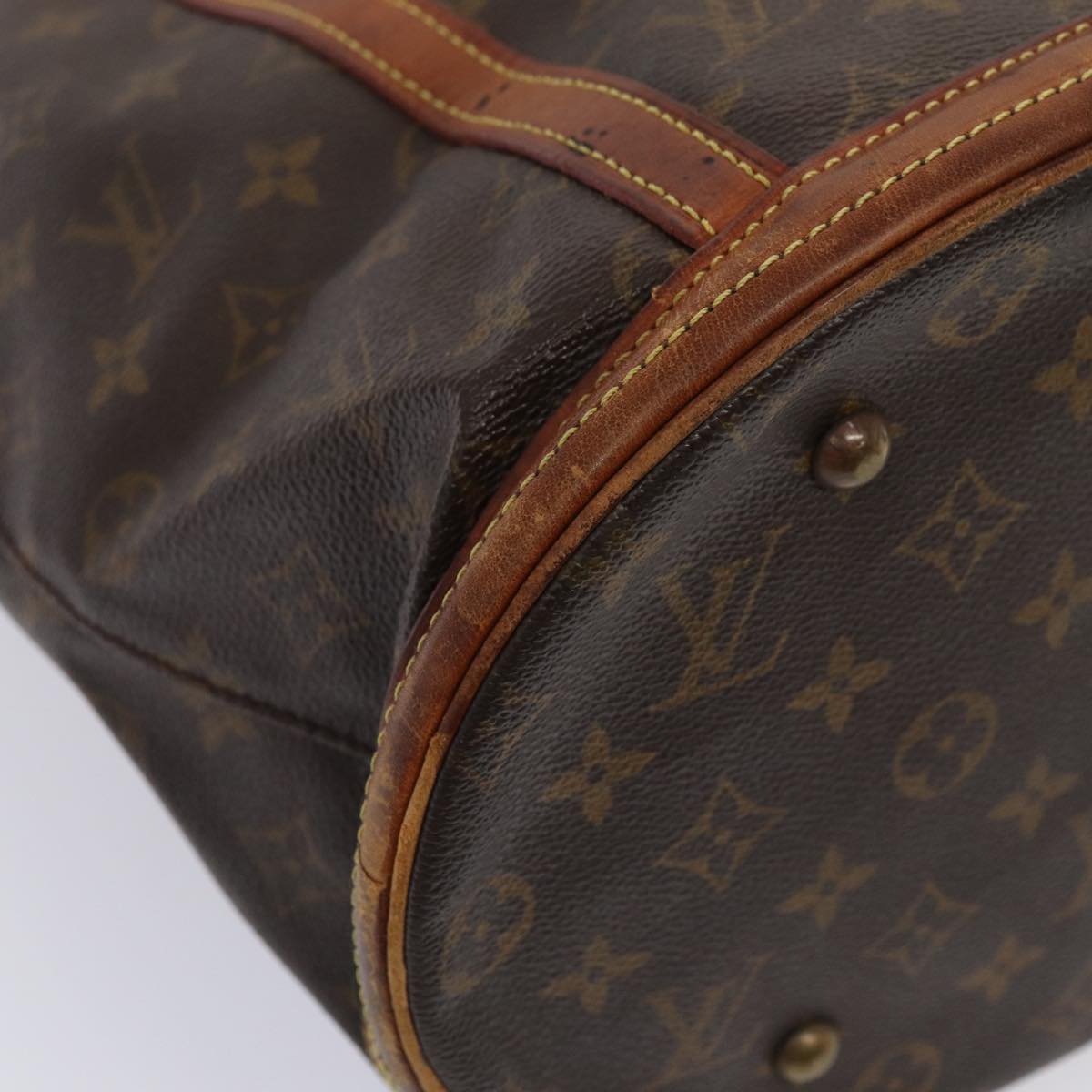 LOUIS VUITTON Monogram Bucket GM Shoulder Bag M42236 LV Auth fm3707