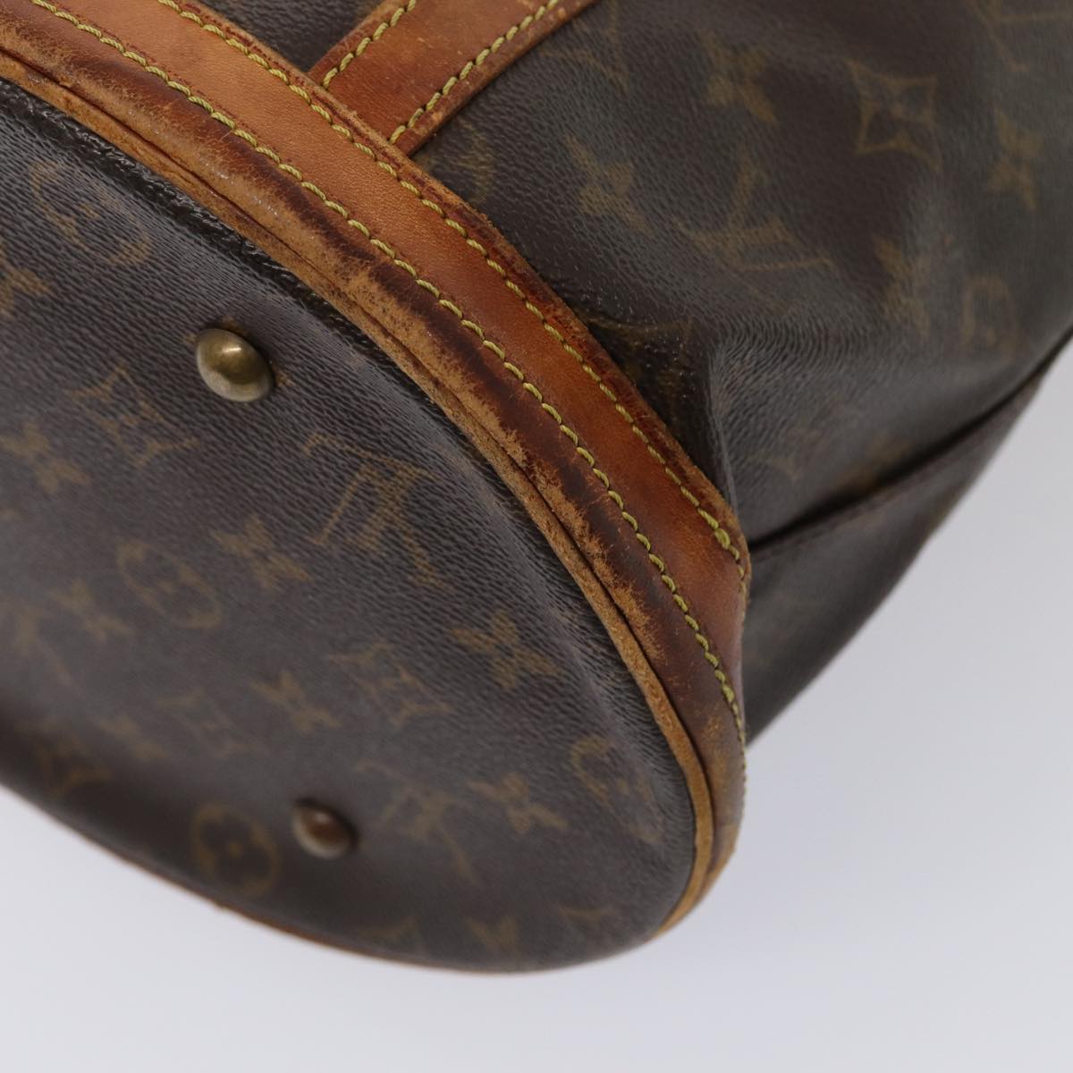 LOUIS VUITTON Monogram Bucket GM Shoulder Bag M42236 LV Auth fm3707