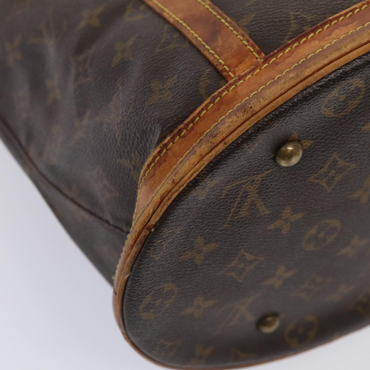 LOUIS VUITTON Monogram Bucket GM Shoulder Bag M42236 LV Auth fm3707